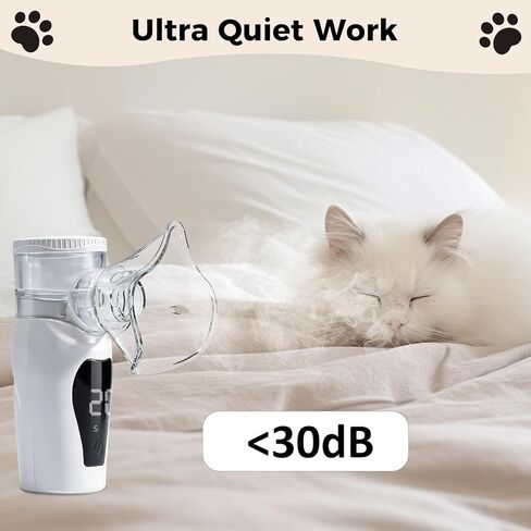Portable Pet Humidifier Mask for Cat, Low Noise, USB Operated for Home & Office Use in Kuwait