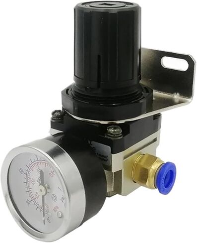 1 قطعة AR2000-02 منظم الضغط G1/4 ''وحدات معالجة الهواء الهوائية صمام تنظيم الضغط مع تركيب الكمبيوتر (AR2000-02 PC6-02) in Saudi Arabia