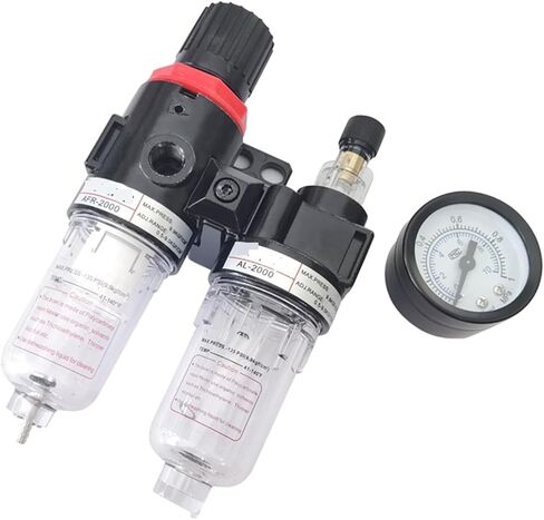 1Pcs AFC2000 1/4" Port FRL Union Treatment Air Filter Regulator Combination Lubricator Combinations(AFC2000 PC6-02) in Saudi Arabia