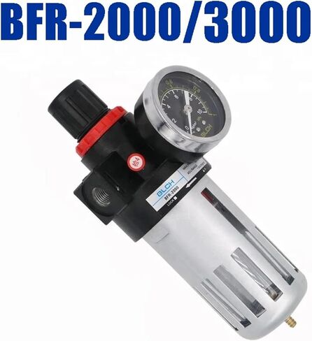 ضاغط الهواء G1/4 'مرشح تنظيم الضغط الهوائي BFR2000 صمام منظم الضغط مع فاصل الزيت والماء in Saudi Arabia