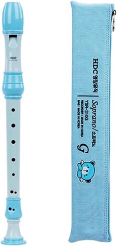 Soprano Recorder - YSR-311B, Baroque Style, Bright & Pure Sound, Made in Korea, Ideal for Beginners and Musicians - Blue Color in Saudi Arabia