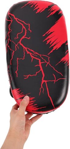ibasenice Taekwondo Kick Pad and Punching Block, Anti-Explosion Pu Material, Black and Red, Multi-Functional Martial Arts Training Focus Mitts for Karate, Kickboxing, Muay Thai, and MMA in Saudi Arabia