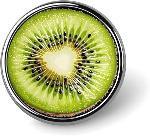 فاكهة الكيوي مع القلب طية صدر السترة دبوس لطيف بروش شارة قبعة الملابس والمجوهرات والاكسسوارات لحفل الزفاف هدية in Kuwait