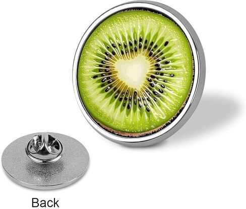 فاكهة الكيوي مع القلب طية صدر السترة دبوس لطيف بروش شارة قبعة الملابس والمجوهرات والاكسسوارات لحفل الزفاف هدية in Kuwait