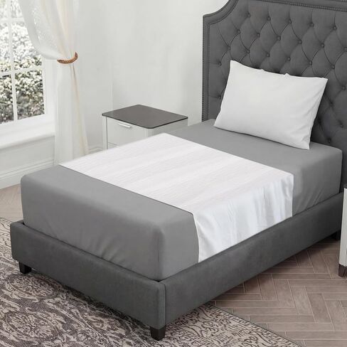 CoolShields Waterproof Bed Pads, 76" x 36" Washable Reusable Mattress Protector Bedwetting Pad for Incontinence in Kuwait