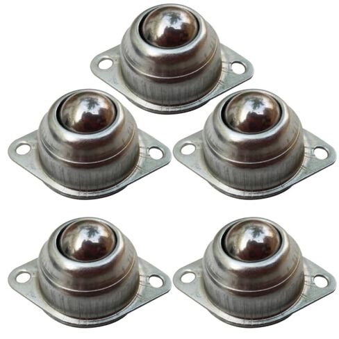 Caster Wheels for Furniture, 5pcs Steel Caster Wheels for Robot Steering Heavy Duty Rotation Easy Installation Premium Quality Round Transfer in Saudi Arabia