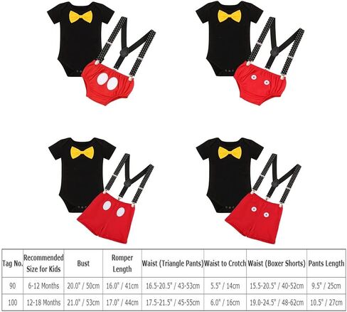 IBTOM CASTLE Formal Suit First Birthday Outfit for Baby Boy Cake Smash One Party Suspenders Bowtie Clothes Set in Kuwait