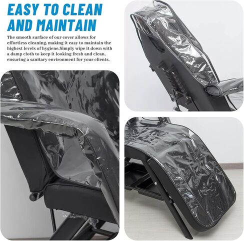 Beauty Bed Cover, 23x71 Inch EVA Transparent Non-Slip Folding Massage Bed Cover for Home Offices, Spa Shops, Hotel, Only Covers in Kuwait