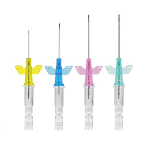 50PCS Veterinary Peripheral Intravenous Catheter, Disposable Sterile Pet IV Catheters for Dogs, Cats and Small Animals, Veins Catheter Size 26G - Type II in Saudi Arabia