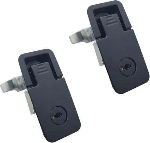 2 Pack Compression Latch Lift and Turn Flush Lever Latch Adjustable Grip Compatible with Southco 62-40-25, 62-42-25 for RV Compartment, Trailer Tongue Box, Tool Box, OWACH AL-927 (Key-Locking) in Kuwait
