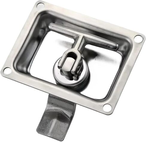 الفولاذ المقاوم للصدأ لوحة اقفال الصناديق خزانة باب الأدوات للطي ضغط T-مقبض للبار مركبة شاحنة مجداف in Kuwait