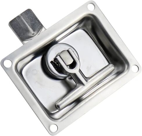 الفولاذ المقاوم للصدأ لوحة اقفال الصناديق خزانة باب الأدوات للطي ضغط T-مقبض للبار مركبة شاحنة مجداف in Kuwait