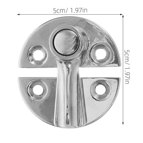 مزلاج ضغط بإبزيم ملتوي للخزائن الصناعية وصناديق الأدوات، زر دائري بإبزيم معدني ثابت، مشبك إغلاق مناسب لمعدات التخزين البحرية والباردة in Kuwait