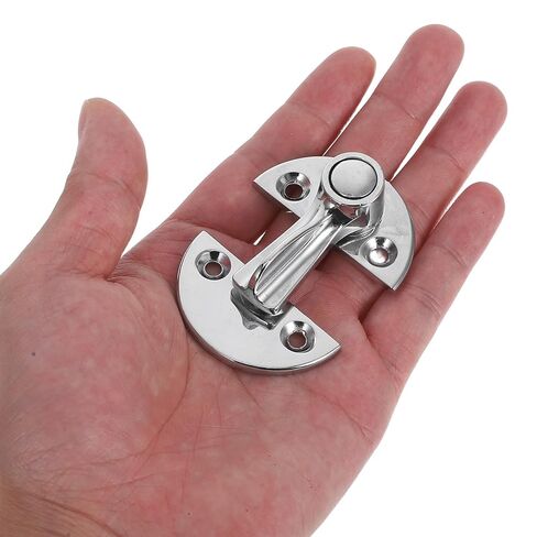 مزلاج ضغط بإبزيم ملتوي للخزائن الصناعية وصناديق الأدوات، زر دائري بإبزيم معدني ثابت، مشبك إغلاق مناسب لمعدات التخزين البحرية والباردة in Kuwait