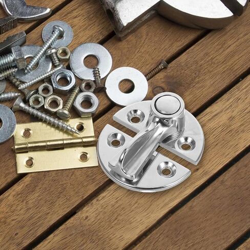 مزلاج ضغط بإبزيم ملتوي للخزائن الصناعية وصناديق الأدوات، زر دائري بإبزيم معدني ثابت، مشبك إغلاق مناسب لمعدات التخزين البحرية والباردة in Kuwait