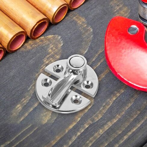 مزلاج ضغط بإبزيم ملتوي للخزائن الصناعية وصناديق الأدوات، زر دائري بإبزيم معدني ثابت، مشبك إغلاق مناسب لمعدات التخزين البحرية والباردة in Kuwait