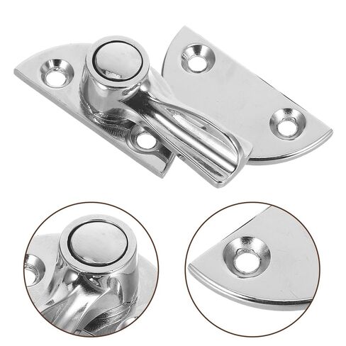 مزلاج ضغط بإبزيم ملتوي للخزائن الصناعية وصناديق الأدوات، زر دائري بإبزيم معدني ثابت، مشبك إغلاق مناسب لمعدات التخزين البحرية والباردة in Kuwait