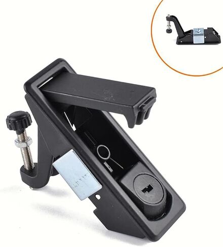 قابل للتعديل رافعة ضغط أقفال الأبواب مزلاج 2 مفاتيح قارب RV أداة صندوق مقطورة معدات التخييم الملحقات in Kuwait