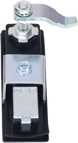 MS727 قفل لوحة ضغط للباب الصناعي من سبائك الزنك للرفع والدوران للخزانات للطب البحري أو استخدام المركبات (أسود) in Kuwait