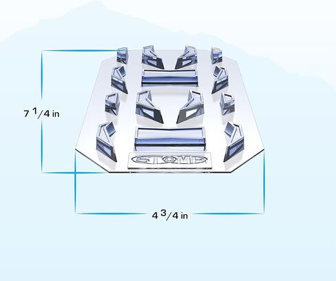 Stompgrip Premium Snowboard Stomp Pad | Knobby | Old School Collection | 3D Design | Clear in Saudi Arabia