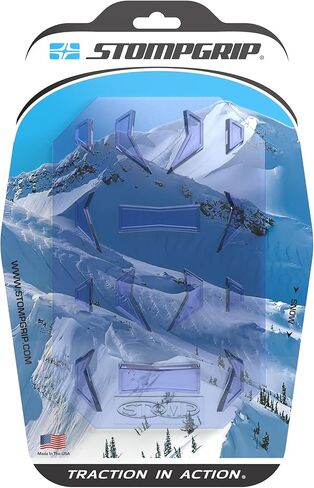 Stompgrip Premium Snowboard Stomp Pad | Knobby | Old School Collection | 3D Design | Clear in Saudi Arabia