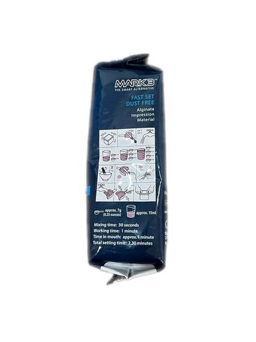 MARK3 - ألجينات (مجموعة سريعة) خالية من الغبار (كيس 500 جم (1.1 رطل)) ألجينات الأسنان صنع في الولايات المتحدة الأمريكية بواسطة MARK3 (9020) in Kuwait