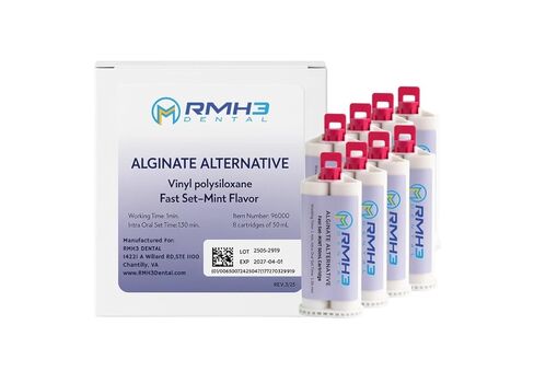 Dental VPS Alginate Alternative, Fast Set, Mint Flavor, 8-50mL in Kuwait