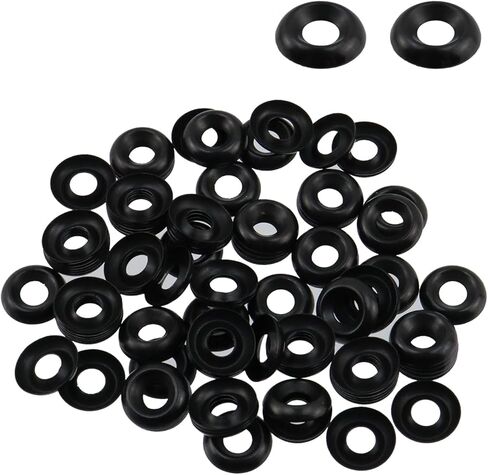 Antrader #8 Countersunk Finish Washers,304 Stainless Steel Cup Washer,Black,100Pcs in Saudi Arabia