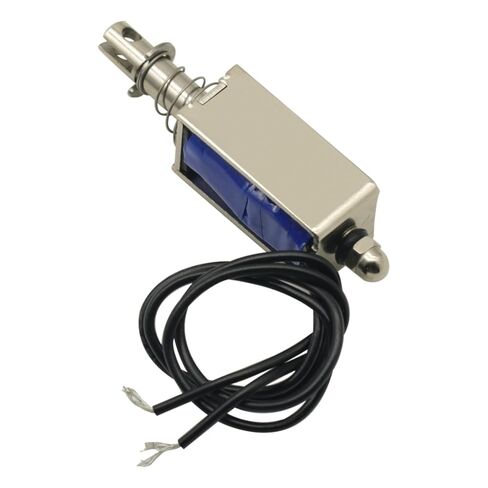 2PCS DC Solenoid 12V 300mA 5N/10mm Pull-Push-Type DC 12V Solenoid Electromagnet in Kuwait
