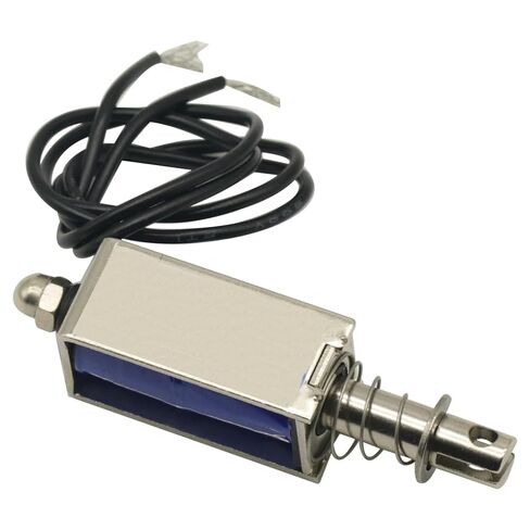2PCS DC Solenoid 12V 300mA 5N/10mm Pull-Push-Type DC 12V Solenoid Electromagnet in Kuwait