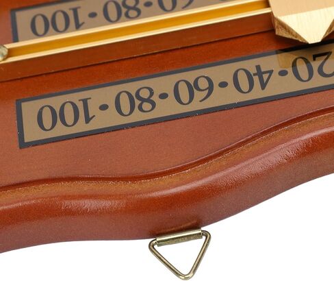 جهاز تسجيل ألعاب البلياردو الخشبي، ملحقات نادي البلياردو، مادة خشبية عالية الكثافة، لوحة تسجيل سنوكر ذات 4 مسارات، بني in Kuwait