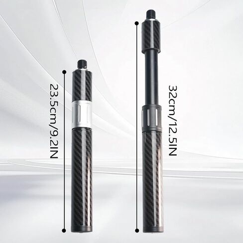 Pool Cue Extender, Billiards Stick Extension with 3 Bumpers, Carbon Fiber Telescopic Pool Stick, Adjustable for Billiard Accessories Extender in Saudi Arabia