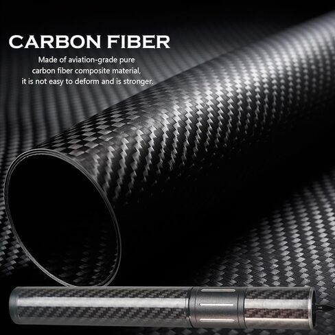 Pool Cue Extender, Billiards Stick Extension with 3 Bumpers, Carbon Fiber Telescopic Pool Stick, Adjustable for Billiard Accessories Extender in Saudi Arabia