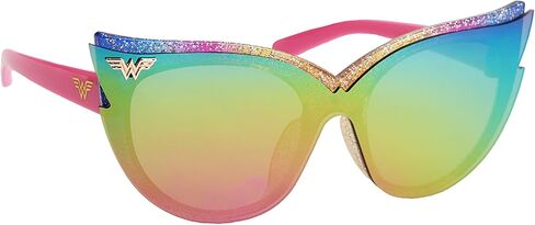 Sun-Staches DC Comics Wonder Woman Child Arkaid Sunglasses, UV400 Rimless Rainbow Lenses, One Size Fits Most Kids in Saudi Arabia