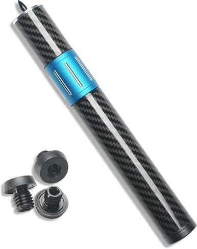 Pool Cue Extender, Billiards Stick Extension with 3 Bumpers, Carbon Fiber Telescopic Pool Stick, Adjustable for Billiard Accessories Extender in Saudi Arabia