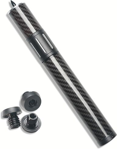 Pool Cue Extender, Billiards Stick Extension with 3 Bumpers, Carbon Fiber Telescopic Pool Stick, Adjustable for Billiard Accessories Extender in Saudi Arabia