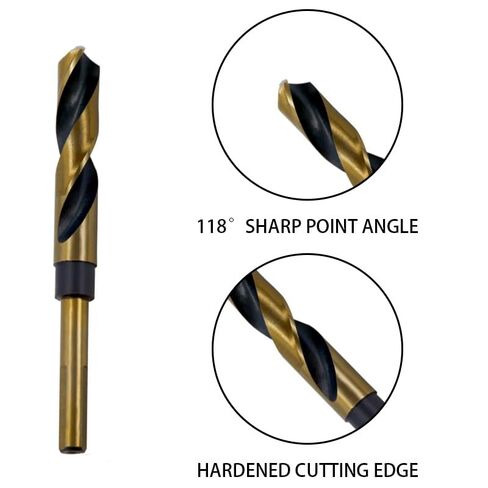 5/8 Inch Drill Bit, Reduced Shank Drill Bit Metal Cobalt High Speed Steel Drill Bit for Hardened Steel, Copper Plate, Iron Plate, Aluminum Plate, Woodworking DIY Projects in Saudi Arabia