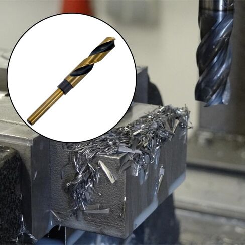 5/8 Inch Drill Bit, Reduced Shank Drill Bit Metal Cobalt High Speed Steel Drill Bit for Hardened Steel, Copper Plate, Iron Plate, Aluminum Plate, Woodworking DIY Projects in Saudi Arabia