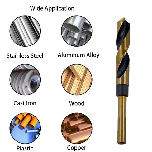 5/8 Inch Drill Bit, Reduced Shank Drill Bit Metal Cobalt High Speed Steel Drill Bit for Hardened Steel, Copper Plate, Iron Plate, Aluminum Plate, Woodworking DIY Projects in Saudi Arabia
