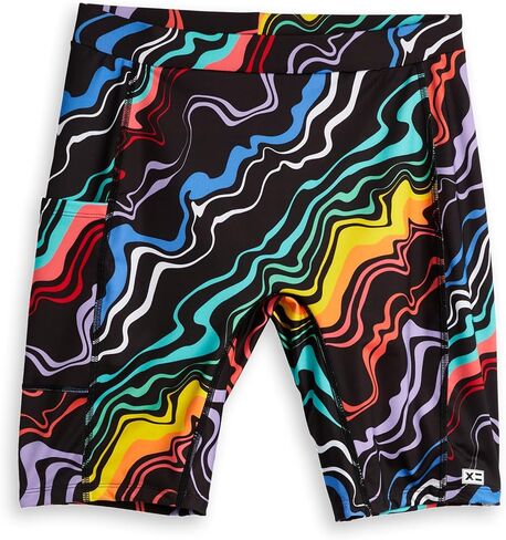 TomboyX Swim 9" Shorts with Pocket, Bathing Suit Athletic Sports Bottom Mid-Rise Trunks, UPF 50 Sun Protection, (XS-6X) in Kuwait