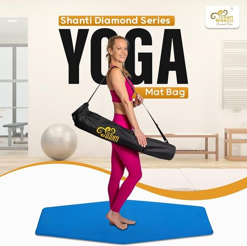 Shanti Diamond Series Yoga Mat Carrying Bag, 93cm Long. in Saudi Arabia
