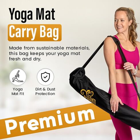 Shanti Diamond Series Yoga Mat Carrying Bag, 93cm Long. in Saudi Arabia