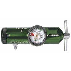 Medline HCS8708M Best-Valued Oxygen Regulators, Latex Free, 870 CGA Connection, 0 - 8 Liters per Minute, Brass Sleeve in Kuwait