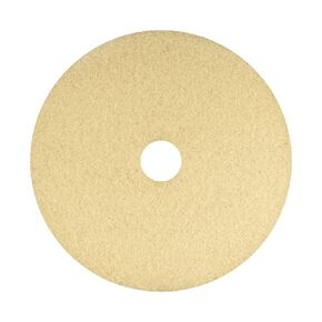 Americo Image-Beige Ultra High Speed Burnishing Floor Pad, Polish to High Gloss, Soft to Medium Finishes, 27" Diameter, 5 Pads/Case, Made in USA in Kuwait