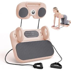 Pilates Board, 6-in-1 Pilates Reformer for Full Body & Core Workout, Portable Gym Equipment for Strength, Sculpting and Flexibility Training, Ideal for Women and Fitness Enthusiasts at Home in Kuwait