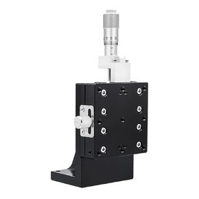 Sliding Table Manual Displacement Vertical-Lift Fine Tuning Platform LV50 Z Axis 50 * 50mm Cross Roller Guide Linear Stage Sliding in Kuwait