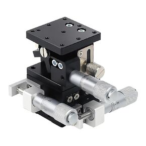 Fine Tuning Trimming Station Manual Displacement Platform XYZ Axis 40x40 LD40-LM Linear Stage Sliding Table Cross Roller Guide(LD40-LM) in Kuwait