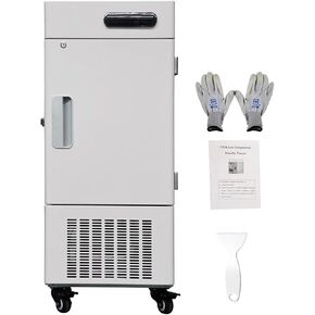 28L Ultra Low Temperature Freezer,-13/-40/-76/-123℉ Upright Laboratory Refrigerator,Low Temperature Lab Refrigerator for Laboratory Samples Storage,Flash Freezer with LED Digital Display (-60℃) in Kuwait