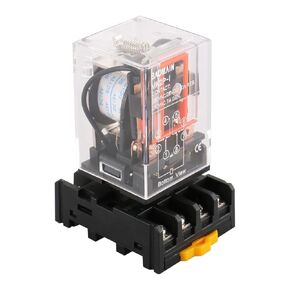 Baomain Power Relay MK2P-I 12VDC Coil DPDT 8 Pin with Plug-in Terminal Socket,for Automation and Control Systems in Kuwait