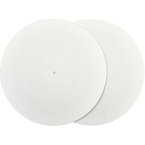 CRASPIRE 2Pcs Felt Turntable Mats Vinyl Record Pad Platter Mat 11.6 Inch Gray Anti Slip Anti Static Flat Round Disc Protective Wool Player Slipmat Mats for Damped Resonance Cleaner Audio Output Home in Kuwait